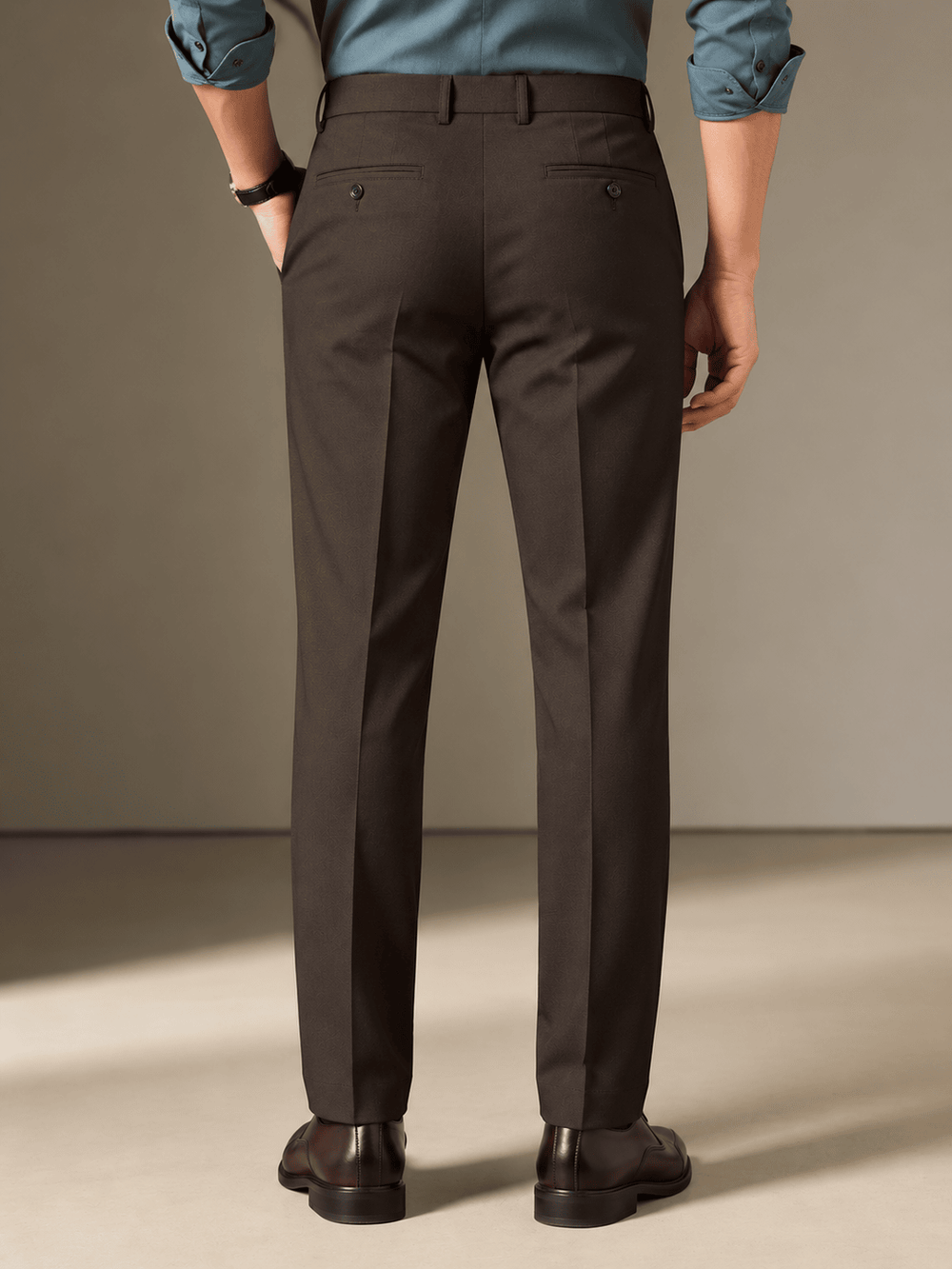 dark brown pants