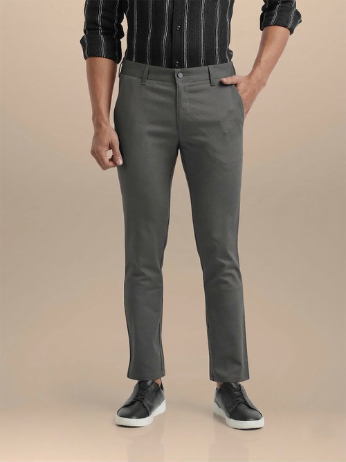 Dark Grey Causal Core Trousers