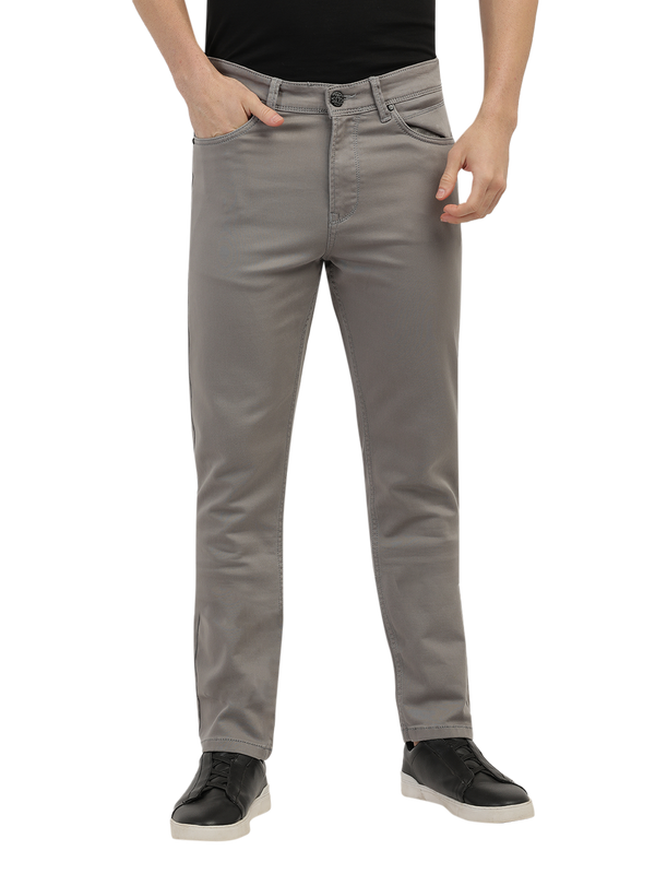 Light Grey Denim Core Trousers