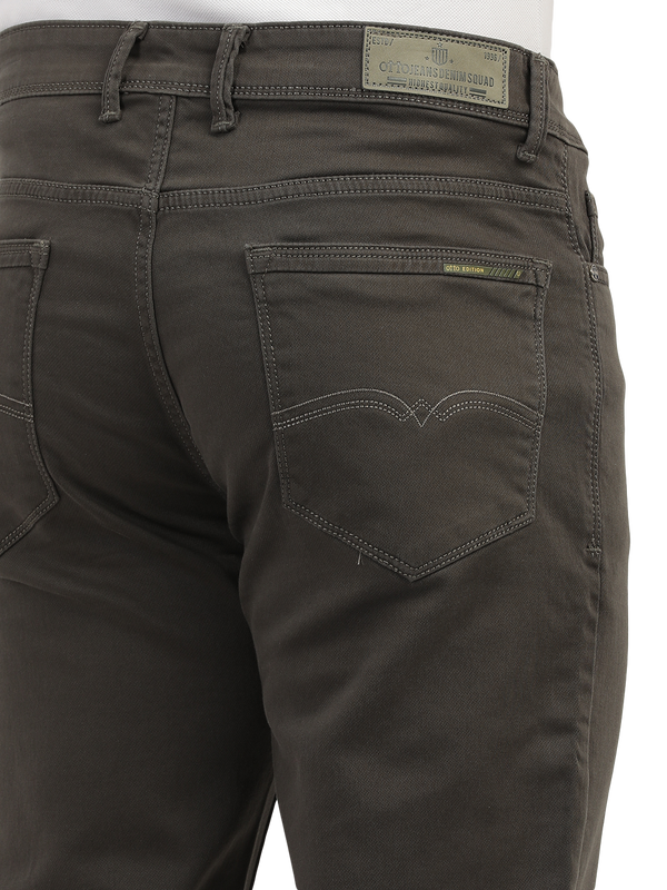 Olive Denim Core Trousers