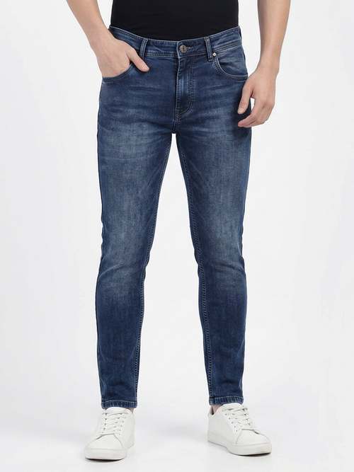 Ink Blue Denim Trousers