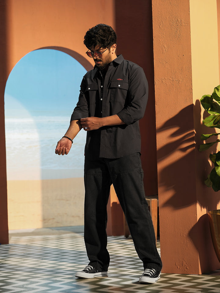 dual pocket shirt