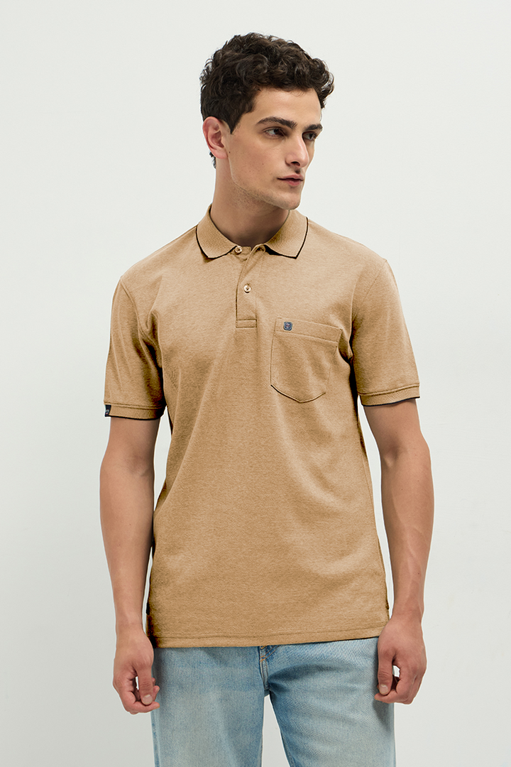 dual tone polo t shirt