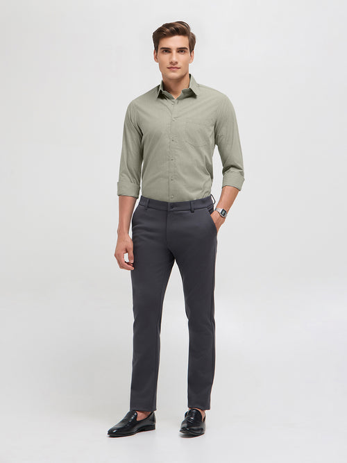 Mossy Sage Solid Formal Shirt