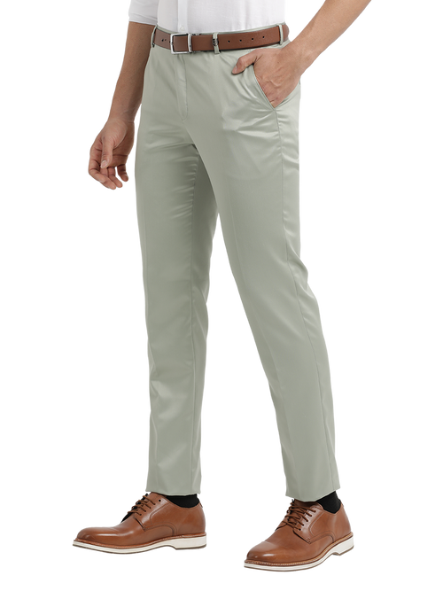 Pista Satin Cotton Formal Trousers