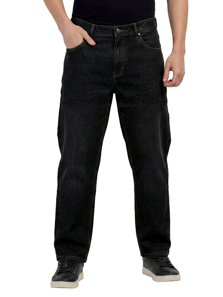 Charcoal Black Denim Trousers