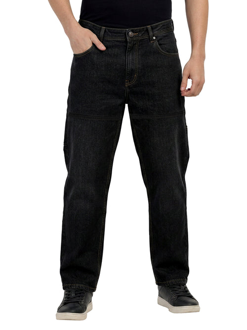 Charcoal Black Denim Trousers
