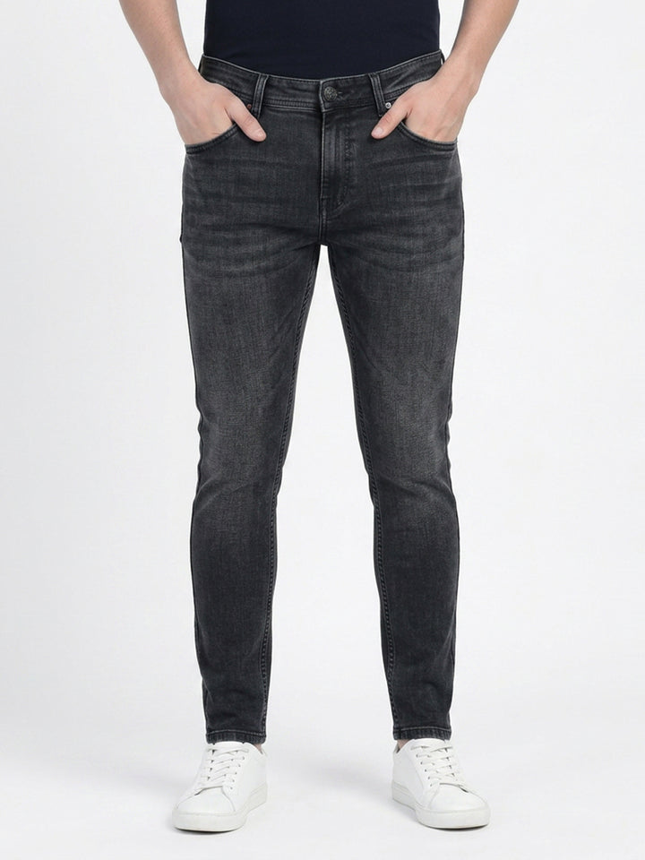 Carbon Black Denim Trousers