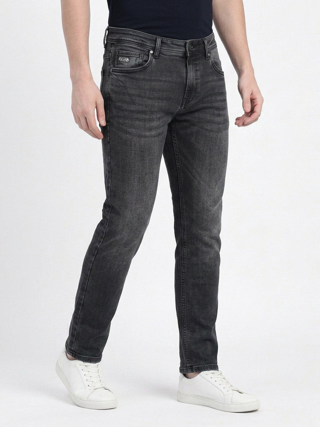 Carbon Black Denim Trousers