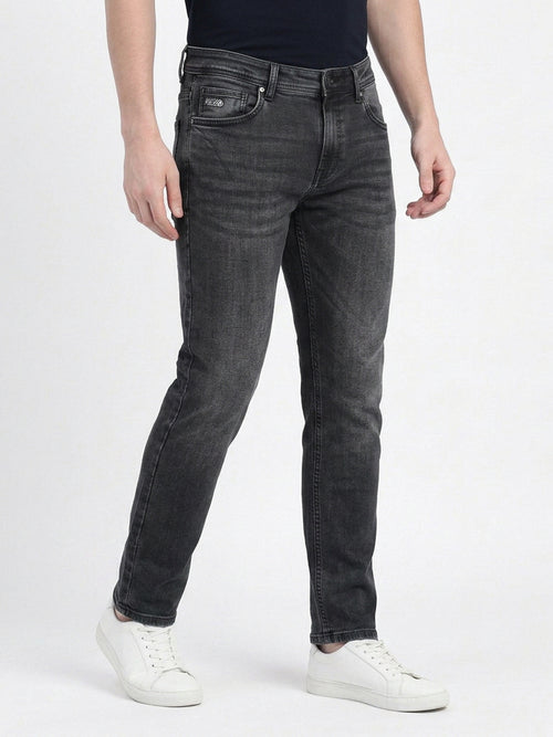 Carbon Black Denim Trousers