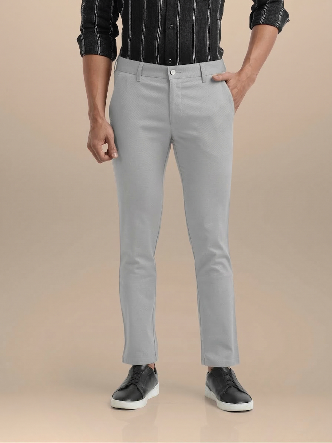 grey casual pants