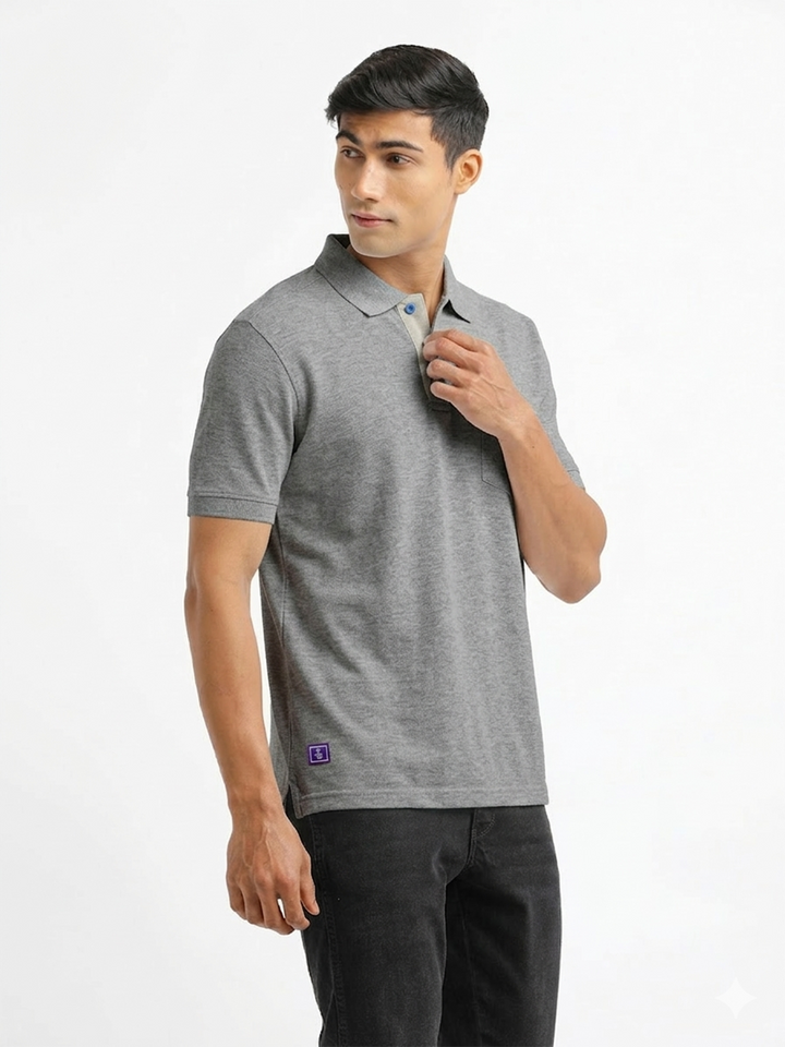 grey cotton t shirt