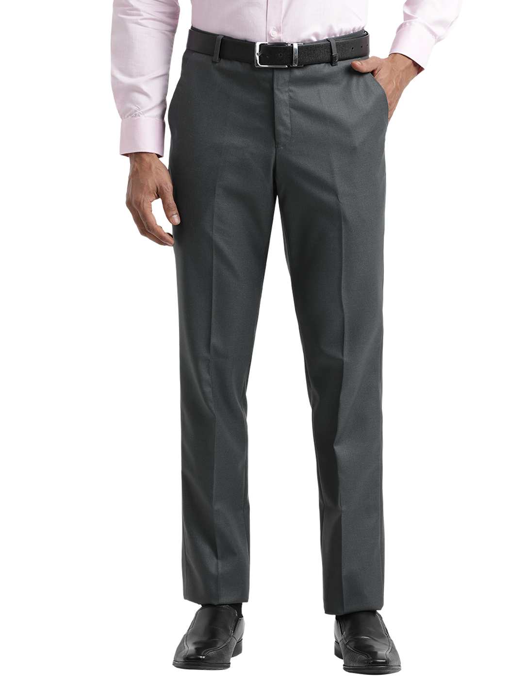 grey formal trousers