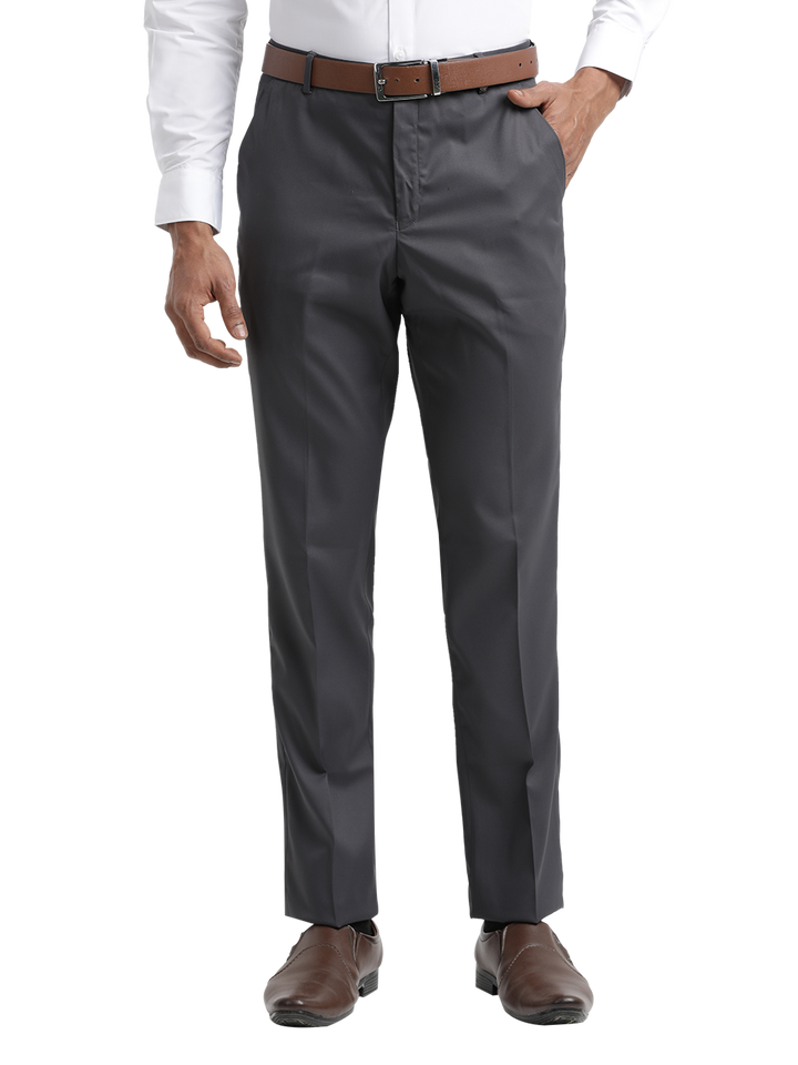 grey formal trousers