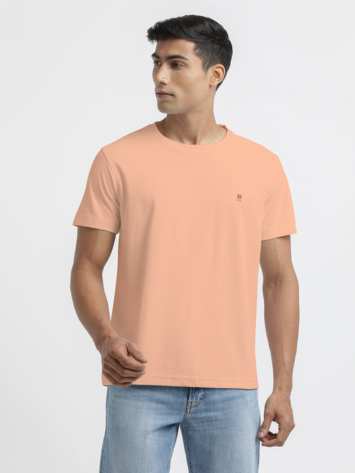 Beige Crew Neck T Shirt