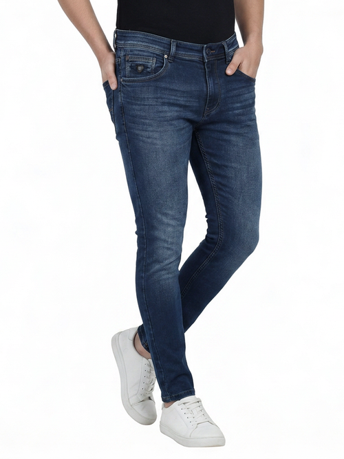 Dusty Indigo Denim Trousers