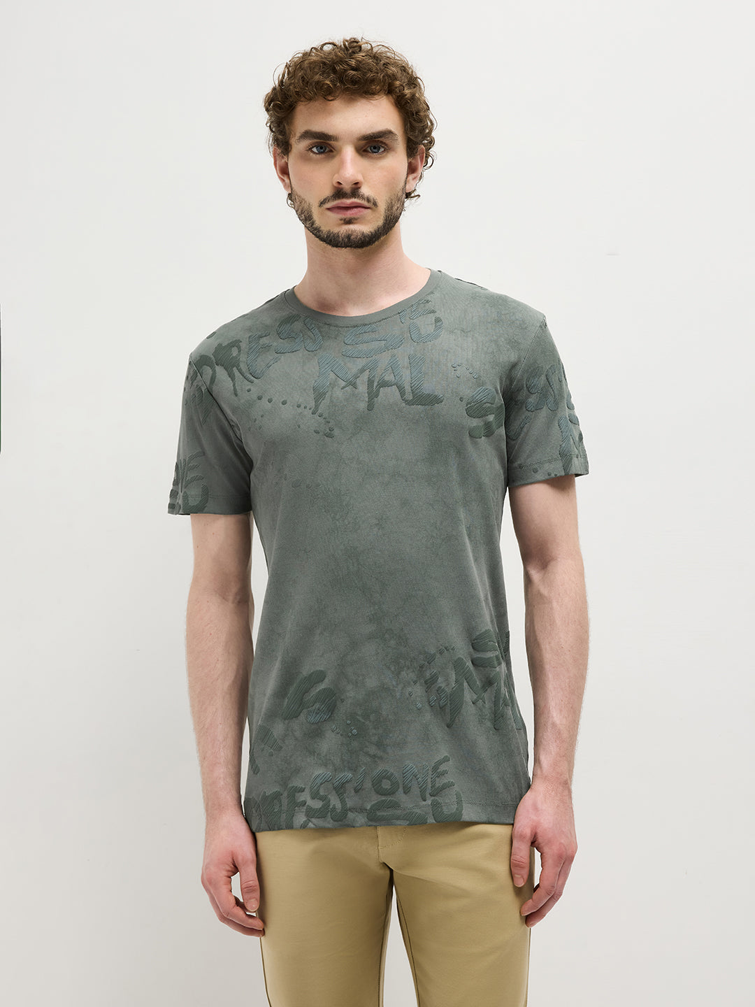 leaf green t shirt