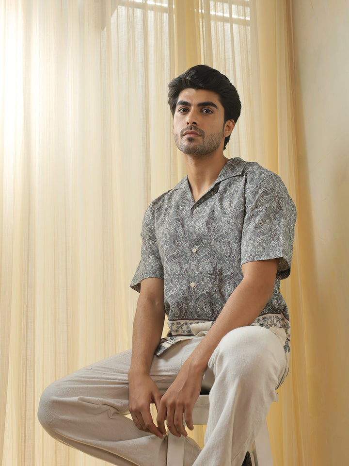 light brown shirt