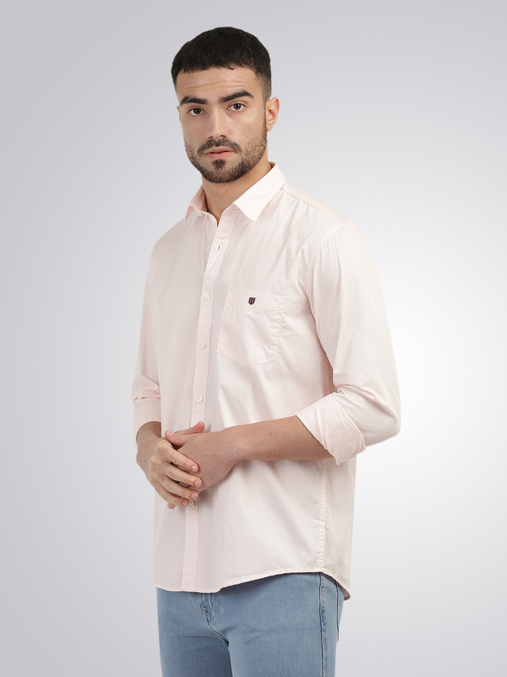 light pink shirt