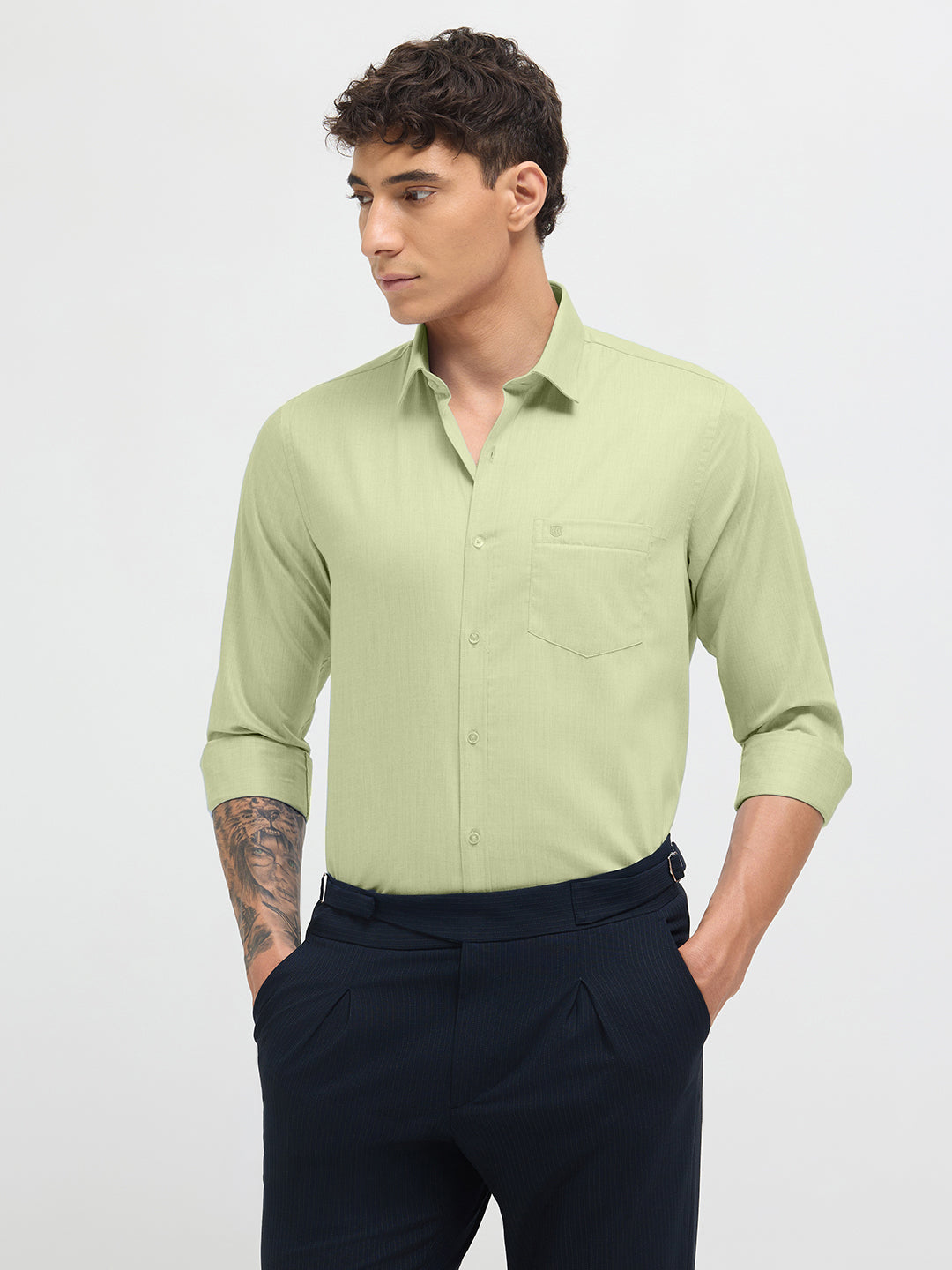 light pista colour shirt