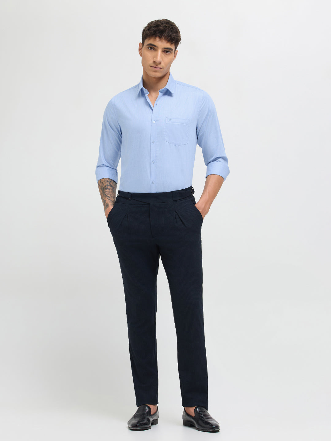 light sky blue shirt for men