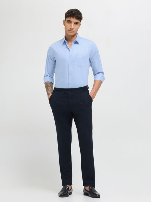 Light Sky Blue Solid Formal Shirt