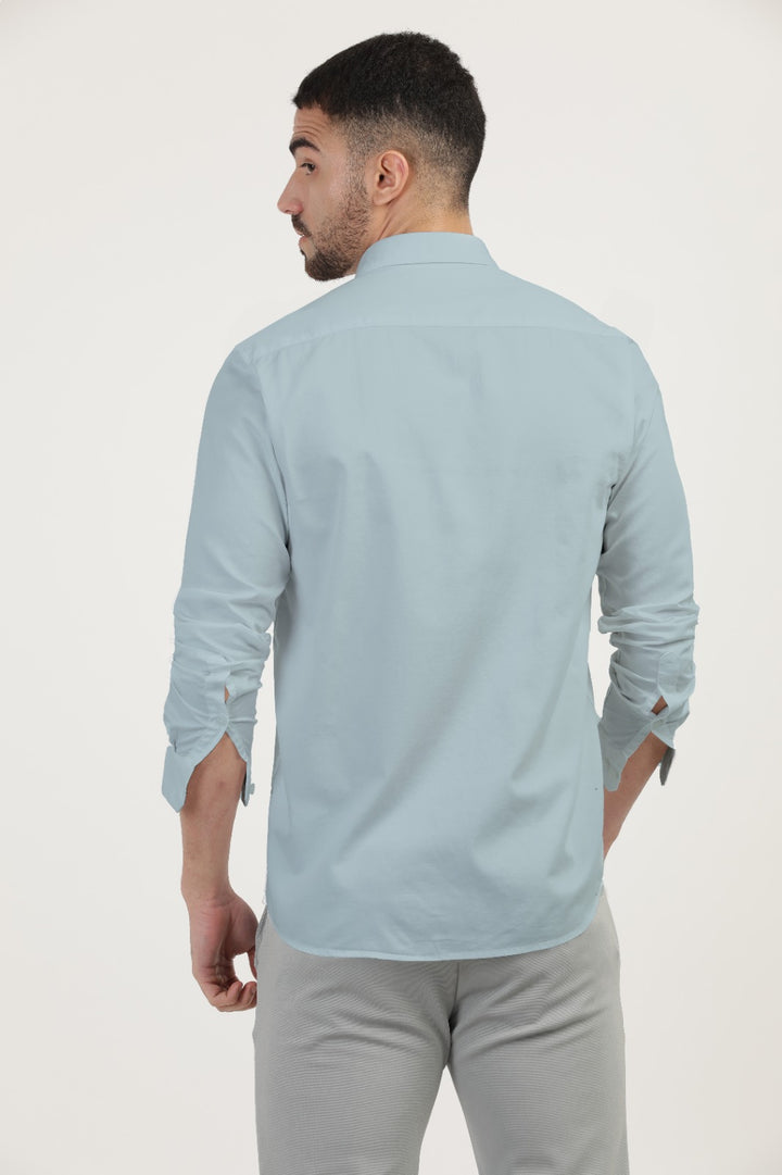 linen blend shirt