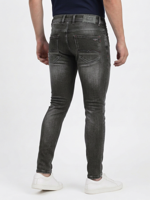 Olive Grey Denim Trousers