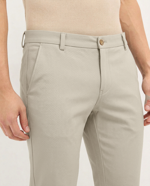 Pista Peach Solid Casual Trousers