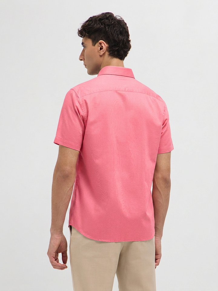 Blush Rose Solid Formal Shirt