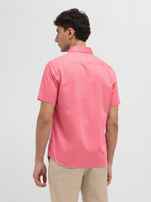 Blush Rose Solid Formal Shirt