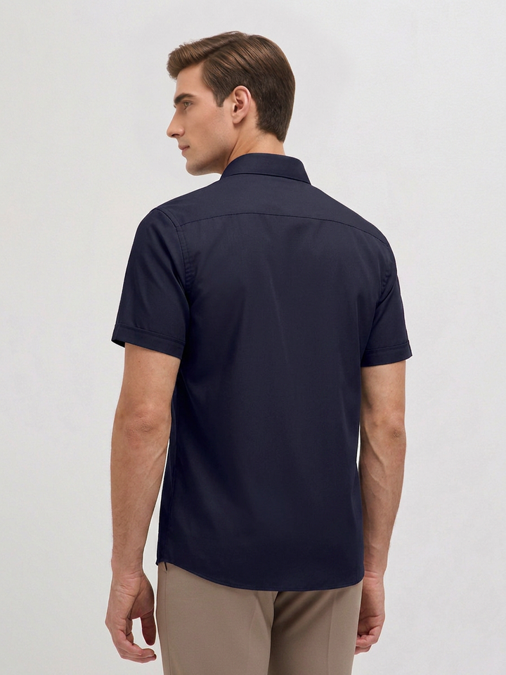 Oxford Blue Solid Formal Shirt