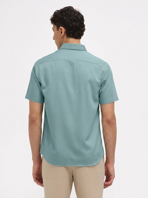Light Mint Solid Formal Shirt