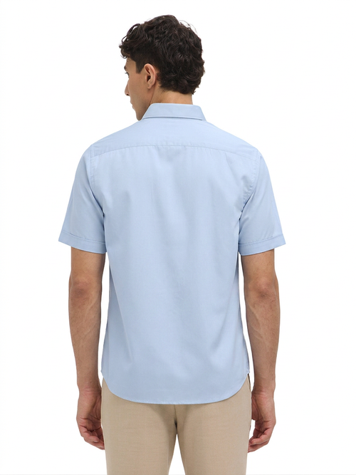 Light Blue Solid Formal Shirt