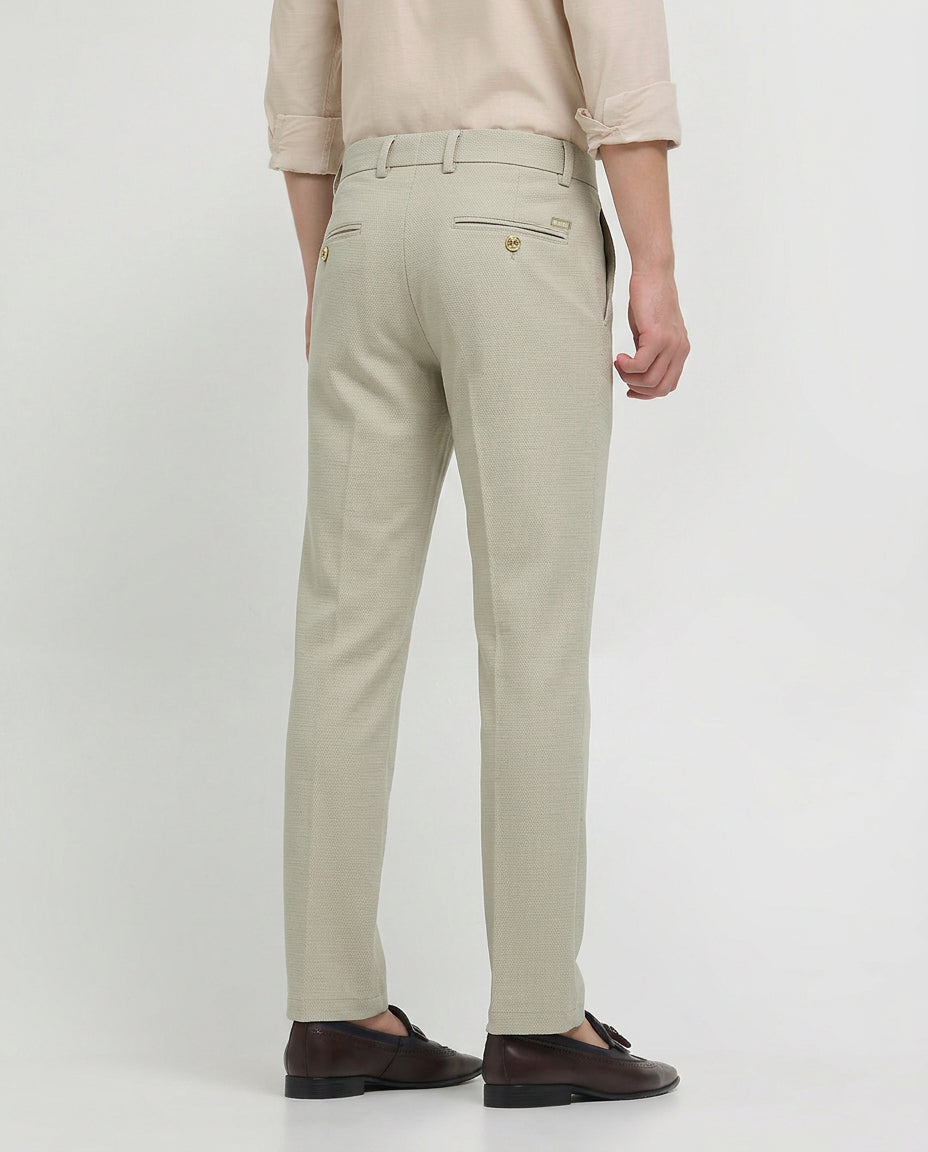 Pista Stone Solid Casual Traveler Trousers