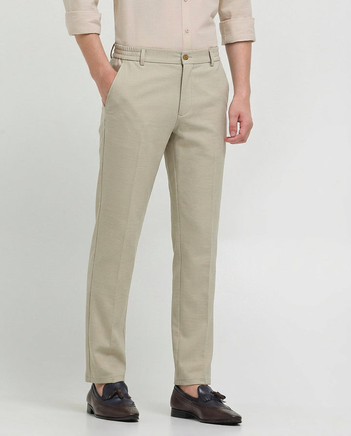 Pista Stone Solid Casual Traveler Trousers