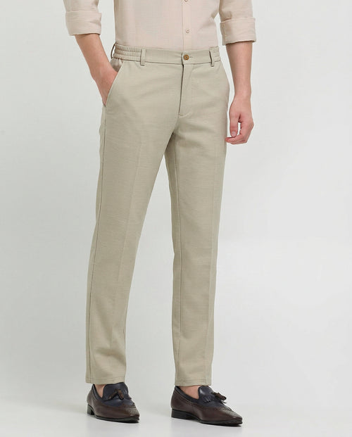 Pista Stone Solid Casual Traveler Trousers