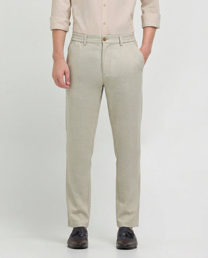 Pista Stone Solid Casual Traveler Trousers