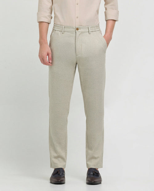 Pista Stone Solid Casual Traveler Trousers