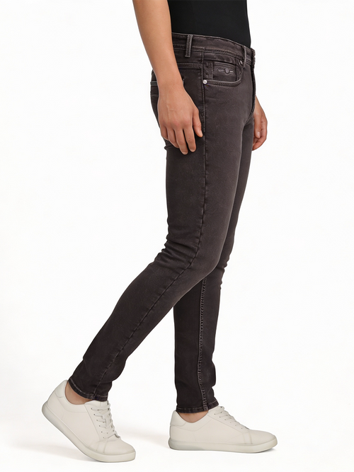 Charcoal Grey Denim Trousers