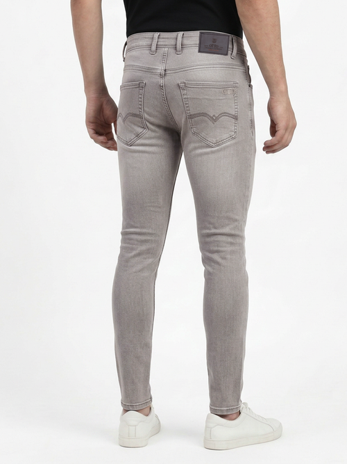 Stone Grey Denim Trousers
