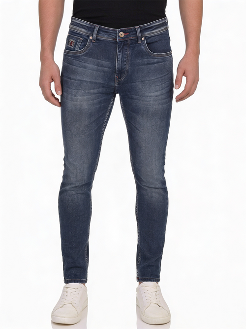 Smoky Blue Denim Trousers