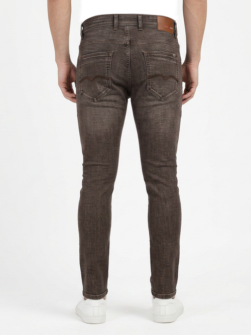 Rustic Brown Denim Trousers