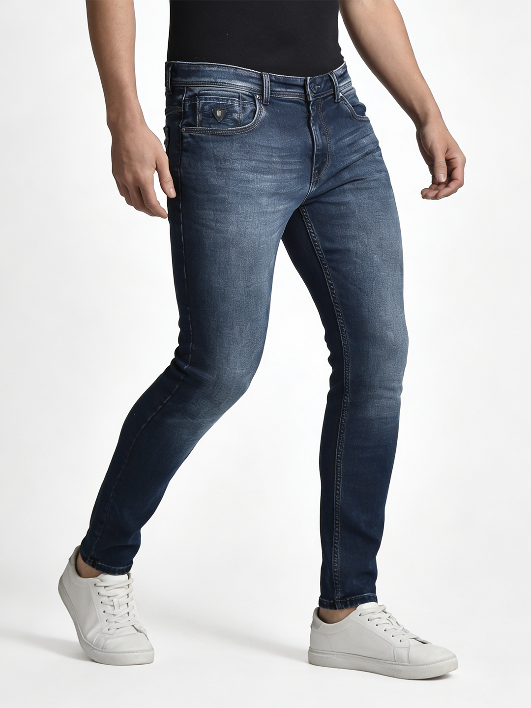 Dusty Indigo Denim Trousers