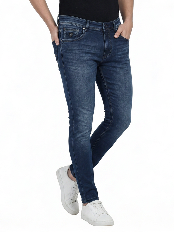 Dusty Indigo Denim Trousers
