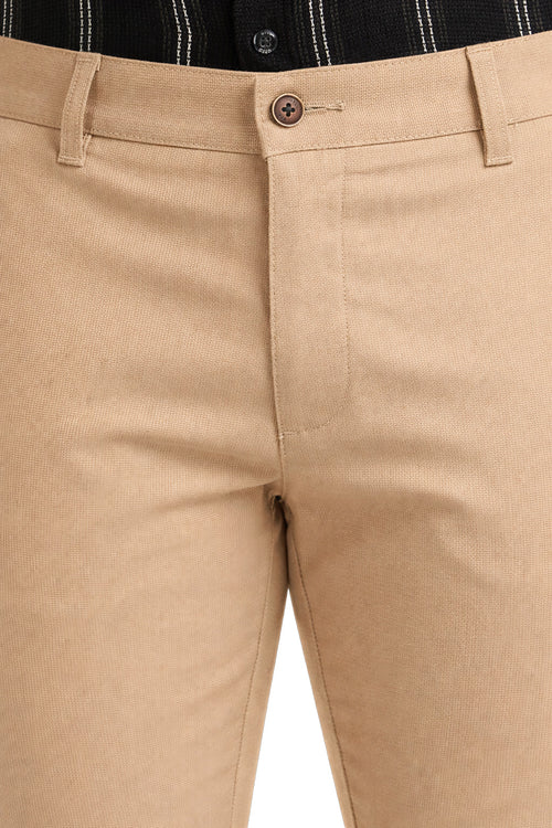 Fawn Casual Core Trousers