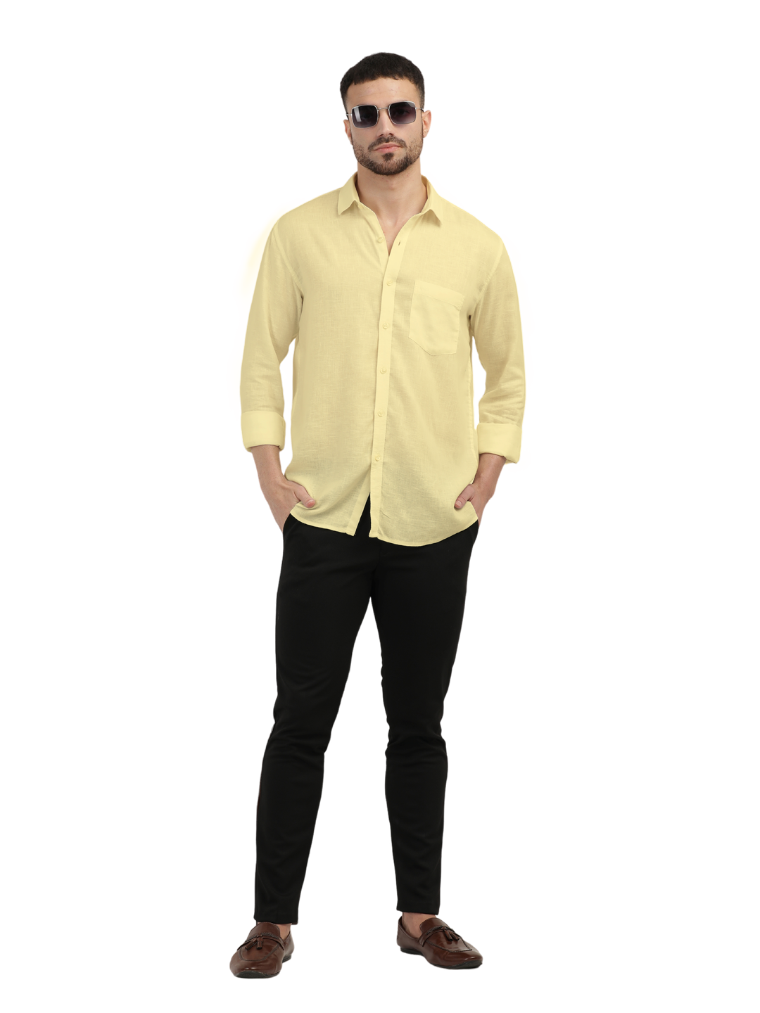mens linen blend shirts