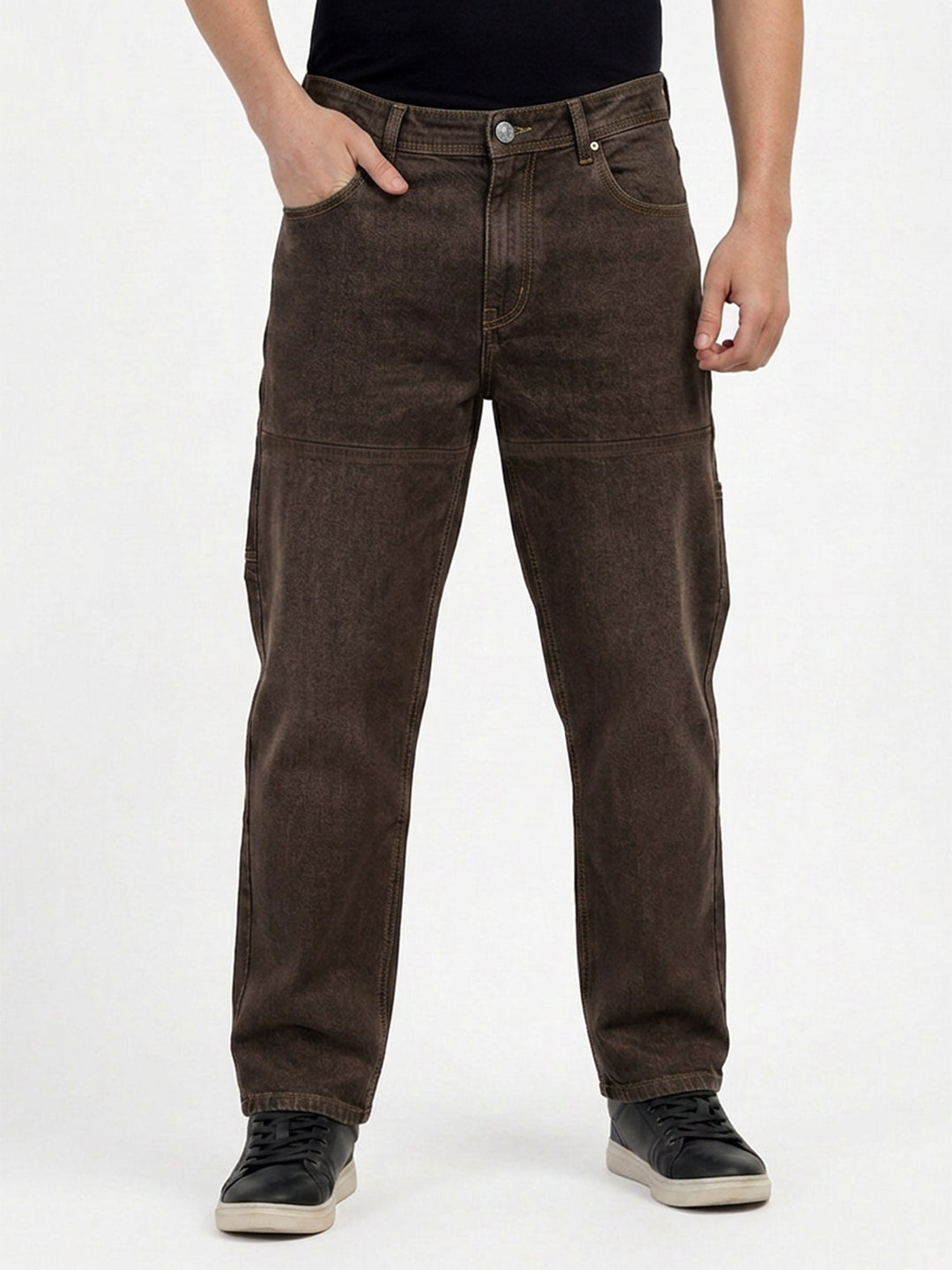mens brown trousers