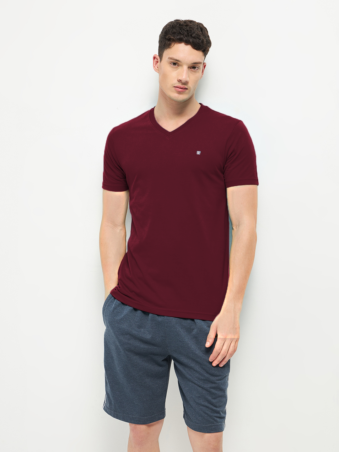 mens burgundy t shirt