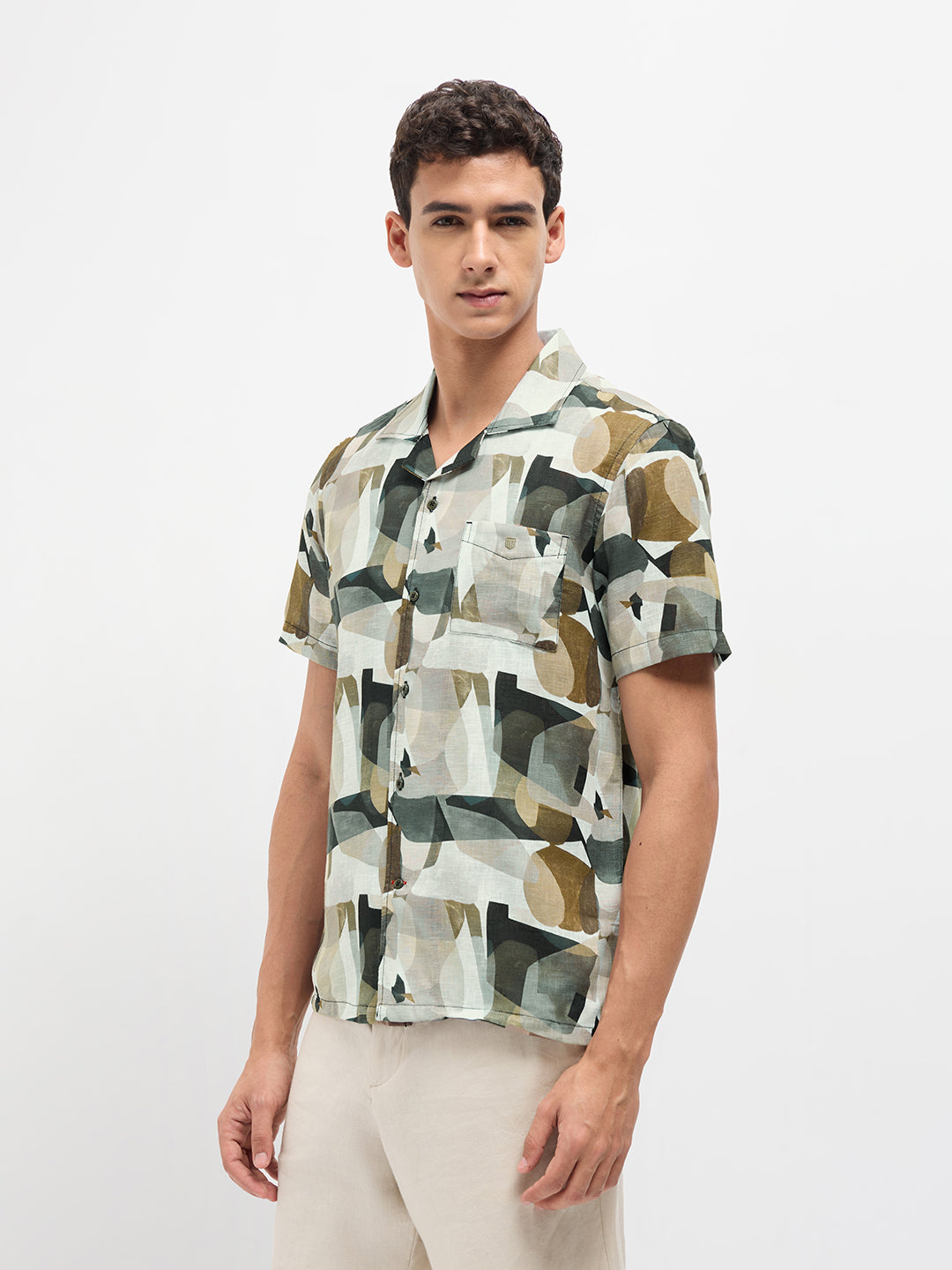 mens casual printed shirts